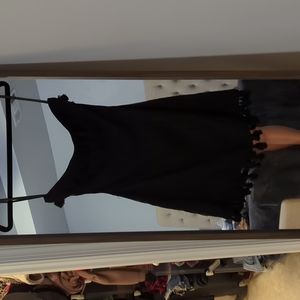 Wild Honey black tassel dress